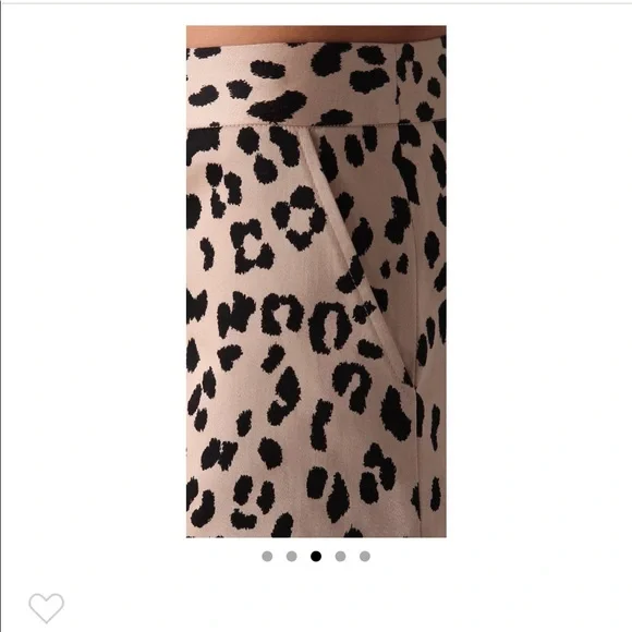 Tibi Cheetah Print Shorts 4 NWOT